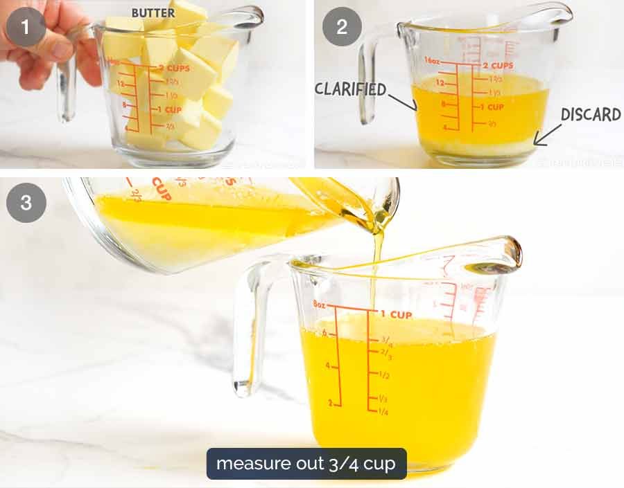 How to make quick clarified butter for Bearnaise Sauce