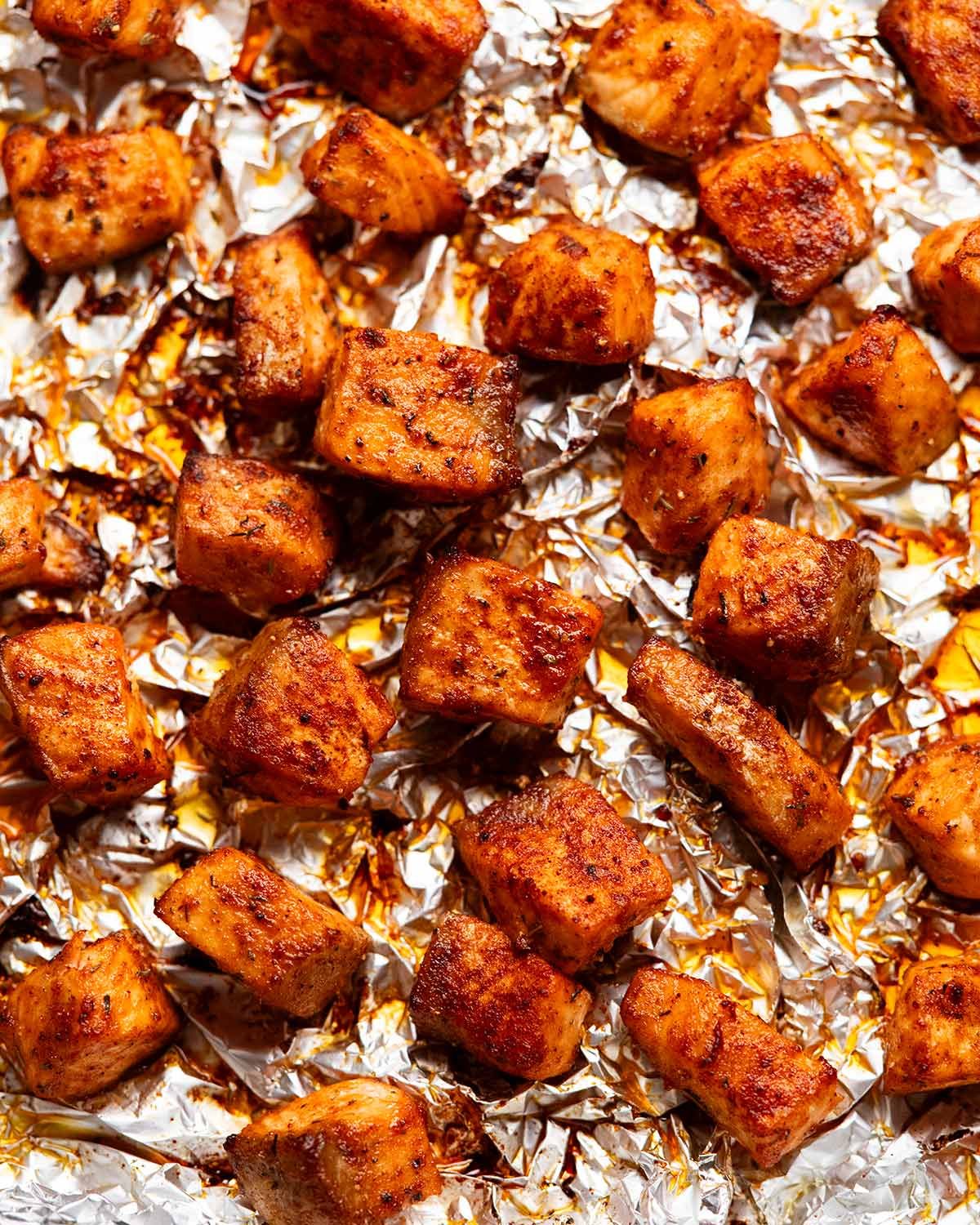 Cajun baked salmon