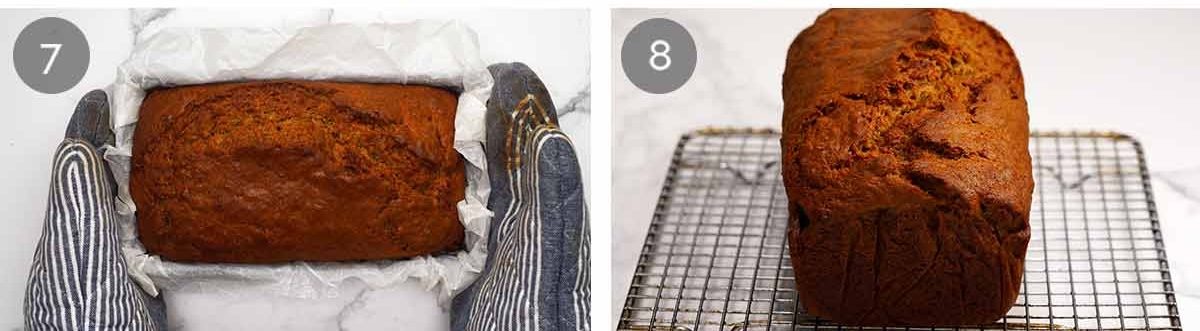 Banana bread steps