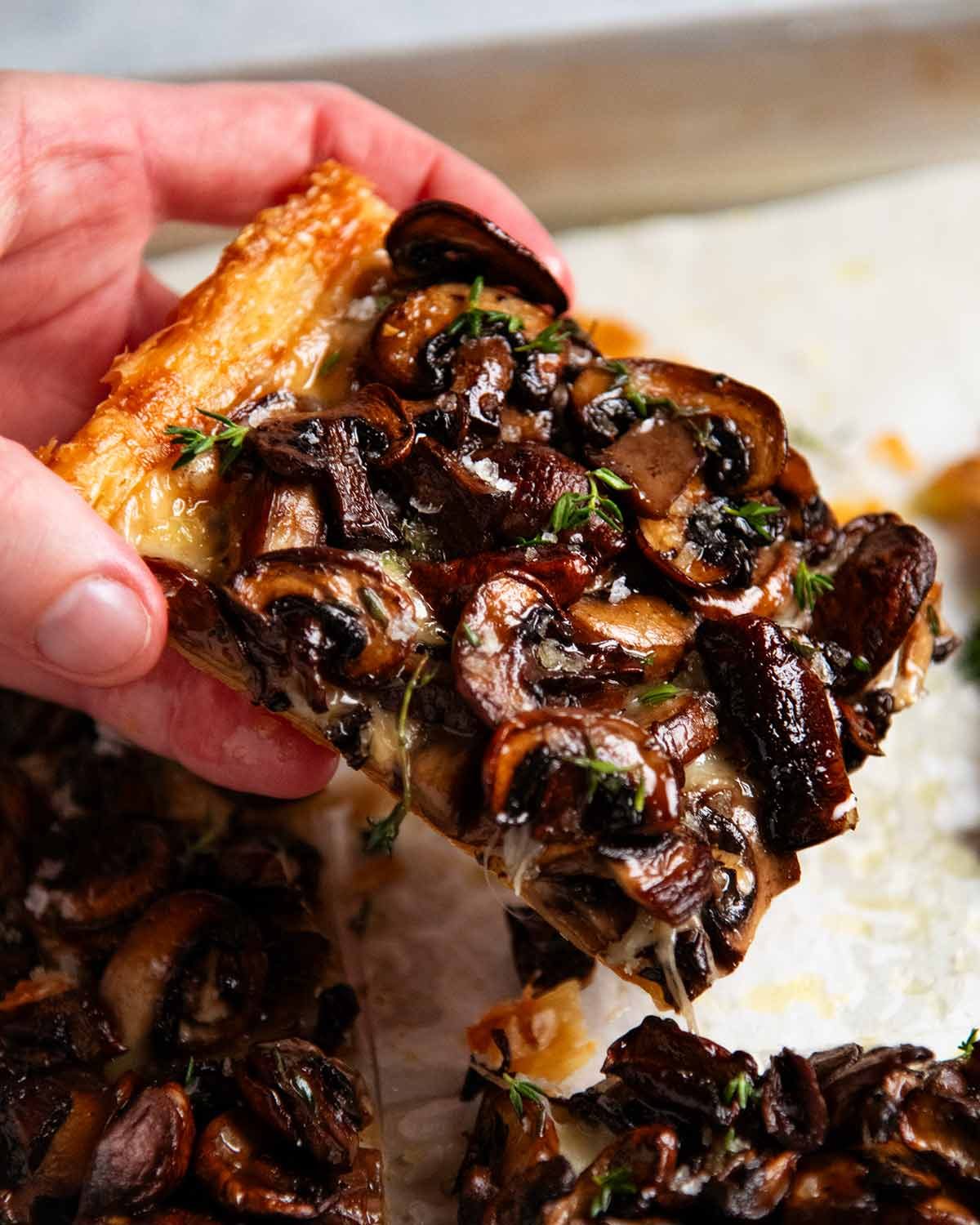 JB's Mushroom tart